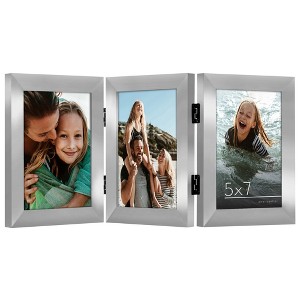 Americanflat Hinged Picture Frame with shatter-resistant glass - Available in a variety of sizes and styles - 1 of 4