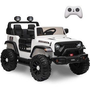 24V 2-Seater Kids Ride On Jeep, 2×200W Motors, Remote Control, LED Lights, Bluetooth, 4WD, 7Ah Battery - 1 of 4