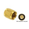 Unique Bargains Refrigeration Hose Pipe Fitting 1/4" SAE Service Access Valve Caps - 4 of 4