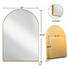 36 X 24 Inch Arch Toilet Mirror Cabinet Recessed Bathroom Cabinet Wall Cabinet With Mirror,Bathroom Vanity Mirror Cabinet Set Of 2-Cuddlewood - 4 of 4