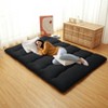 Japanese Floor Futon Mattress - Thick Tatami Sleeping Pad for Twin/Full/Queen, Portable Lounger Bed - 4 of 4