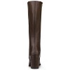 Allegra K Women's Halloween Round Toe Side Zip Block Heels Knee High Boots - 4 of 4