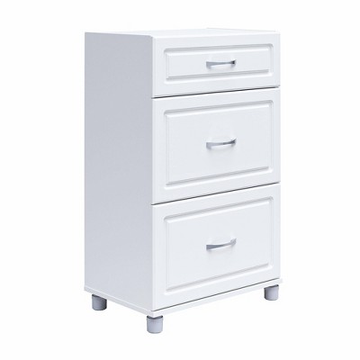 24 Boost 1 Drawer/2 Door Base Storage Cabinet White - Room & Joy