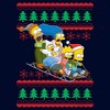 Men's The Simpsons Christmas Family Sledding Adventure Sweatshirt - 2 of 4