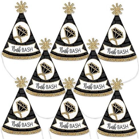 Big Dot Of Happiness Nash Bash Mini Cone Nashville Bachelorette Party Hats Small Little Party Hats Set Of 8 Target