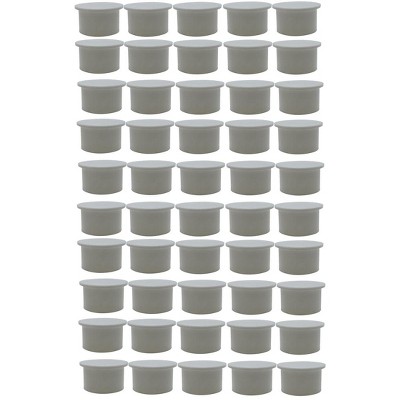 Poolzilla White Pool Safety Fence Hole Cover (25 Pack / 50 Pack)