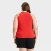 Women's Cable Crewneck Pullover Sweater Vest - A New Day™ - 2 of 3