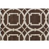 HomeRoots 5' X 8' Brown and Ivory Abstract Geometric Hand Tufted Non Skid Area Rug - 4 of 4