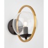 Artcraft Lighting Lugano 1 - Light Sconce in  Black/Vintage Brass - 4 of 4