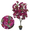 4FT Artificial Bougainvillea Tree,Nearly Natural Bougainvillea Artificial Tree with Bendable Branches and Stems for Photography Studio Atmosphere - 3 of 4