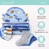 The Peanutshell Blue Dino Newborn Layette Set for Baby Boys, 16-Pieces, Orange/Blue, 0-3 Months - 3 of 4
