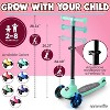 SereneLife 3-Wheel Foldable Kid Kick Scooter - Adjustable Handlebar, LED Lights - 4 of 4