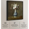 Art Remedy Jean Baptiste Chardin - A Vase of Flowers Classical vintage floral vase wall art Framed - 3 of 4