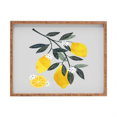 El buen limon Pumpkin still life Small Acrylic Tray - Deny Designs