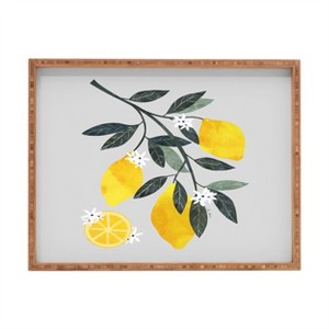 El buen limon Lemon tree branch Rectangular Tray -Deny Designs - 1 of 2