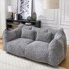 NicBex Bean Bag Chair,Beanbag Chair with Highly Resilient Foam,Lounge Sofa for Couples,Large Comfy Chair for Living Room Bedroom - 2 of 4