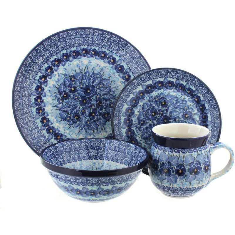 Blue Rose Polish Pottery Ceramika Artystyczna Dinnerware (4 PC), 1 of 2