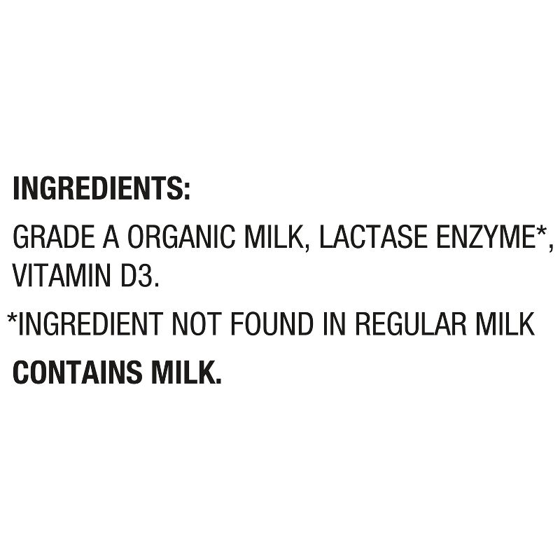 Horizon Organic Whole Lactose-Free Milk - 0.5gal, 5 of 9