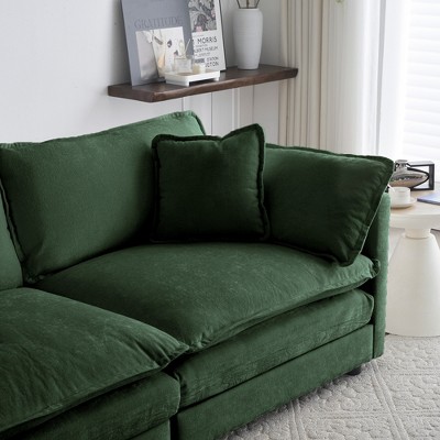 Racxily Chenille Fabric  – Combos with 2/3/4 Seater Sofas, Premium Sponge, Sturdy Frame, Ideal for Living Room Relaxation