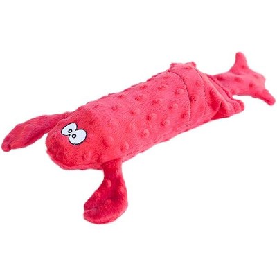 ZippyPaws - Bottle Crusherz, No Stuffing Dog Toy with Reusable Squeaker - Use Empty Water Bottles for Crunchy Chew Toys (Lobster)