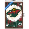 Trends International NHL Minnesota Wild - Maximalist Logo 23 Framed Wall Poster Prints - 3 of 4