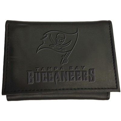 Evergreen Tampa Bay Buccaneers Tri Fold Leather Wallet