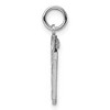 Black Bow Jewelry Sterling Silver, Varsity Collection, Small D/C Pendant, Number 60 - 2 of 4