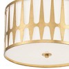 Crystorama Lighting Royston 3 - Light Flush Mount in  Antique Gold - 3 of 3