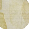 Gold Wheat And Beige Abstract Washable Indoor Outdoor Area Rug - 4 of 4