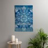 Sunshinecanteen Flores Cyan Large Portrait 22" x 31 1/2" Fiber Wall Hanging - Society6 - 2 of 3
