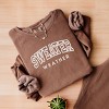 Simply Sage Market Embroidered Sweater Weather Lightweight Garment Dyed Sweatshirt - 3 of 4