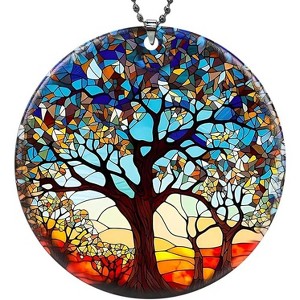 Lomsoe Christmas Ornaments Christmas Tree Ceramic Ornaments Red Christmas Tree Hanging Decor Christmas Gift Christmas Decor - 1 of 4