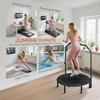 Resenkos 40-Inch Foldable Mini Trampoline with Adjustable Foam Handle - Black - 2 of 4