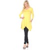 Women's 3/4 Sleeve Makayla Tunic Top with Pockets - White Mark - 2 of 3