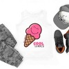 The Juniper Shop SmileyWorld Cool Summer Ice Cream Pink Youth Tank Top - 4 of 4