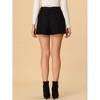 INSPIRE CHIC Women's Casual High Waist Corduroy Belted Short - 4 of 4