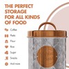 Amici Home Bristol Food Storage Metal Canister, For Kitchen & Household, Silver Copper - 3 of 4
