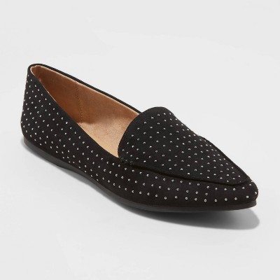 studded slip on loafers