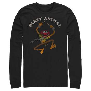 Men's The Muppets Animal Party Long Sleeve Shirt