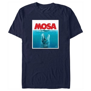 Men's Jurassic World Mosasaurus Poster T-Shirt - 1 of 4