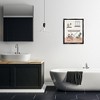 Stupell Industries Laundry Rules Modern View Black Framed Floater Canvas Wall Art - 2 of 4