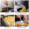 Itopfox 34-Piece Silicone Kitchen Utensil Set for Nonstick Cookware with Stainless Steel Handles, Includes Spatulas, Spoons, Tongs, & Cooking Tools - 4 of 4