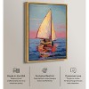 Art Remedy Contemplating at High Seas Beach Life Inspired Wall Art Framed - 3 of 4
