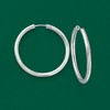 Ross-Simons Sterling Silver Medium Endless Hoop Earrings - 3 of 4
