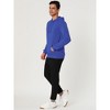 Lars Amadeus Men's Long Sleeves Solid Drawstring Pullover Hoodie Sweatshirt - 4 of 4