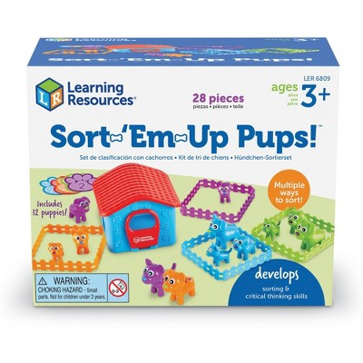 Learning Resources Sort Em' Up Pups Activity Set