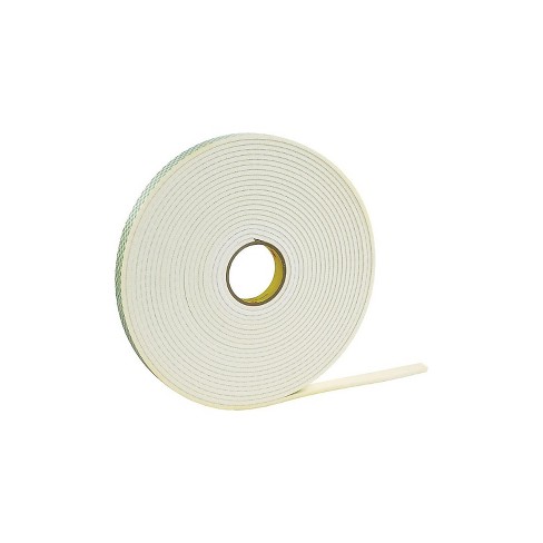 3M White 1" x 36 Yards Double Sided Tape 1/16" 3MDWH Free Shipping 