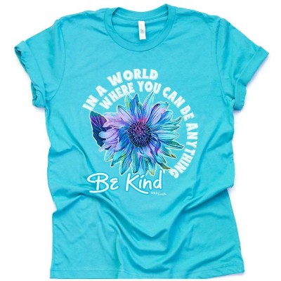 Women's Wo's Be Kind Graphic Tee Shirt - Wild Lucille