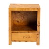 bali & pari Camira Wood 1 Drawer Nightstand Light Mappa Burl - 2 of 4