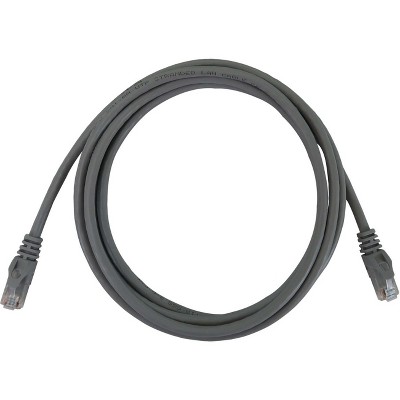 Tripp Lite Cat6a 10G Snagless Molded UTP Ethernet Cable, PoE, Gray, 7 ft. (N261007GY)